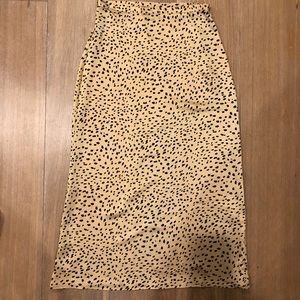 F21 Leopard Print Skirt